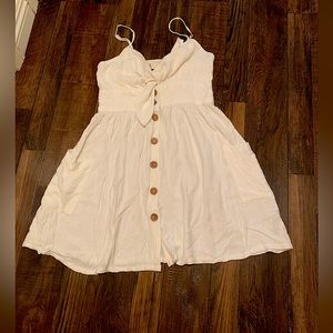 ROXY sundress small white